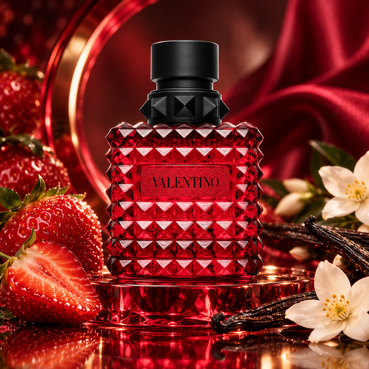 Valentino Born in Roma Rendez-Vous Ruby Donna w rubinowej aranżacji z truskawkami, jaśminem i wanilią