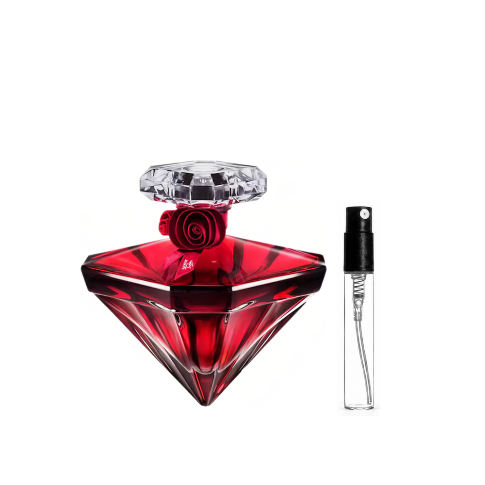 Lancome – La Nuit Trésor Rouge Drama EDP- odlewka perfum – flakon i identyczny atomizer wzorcowy
