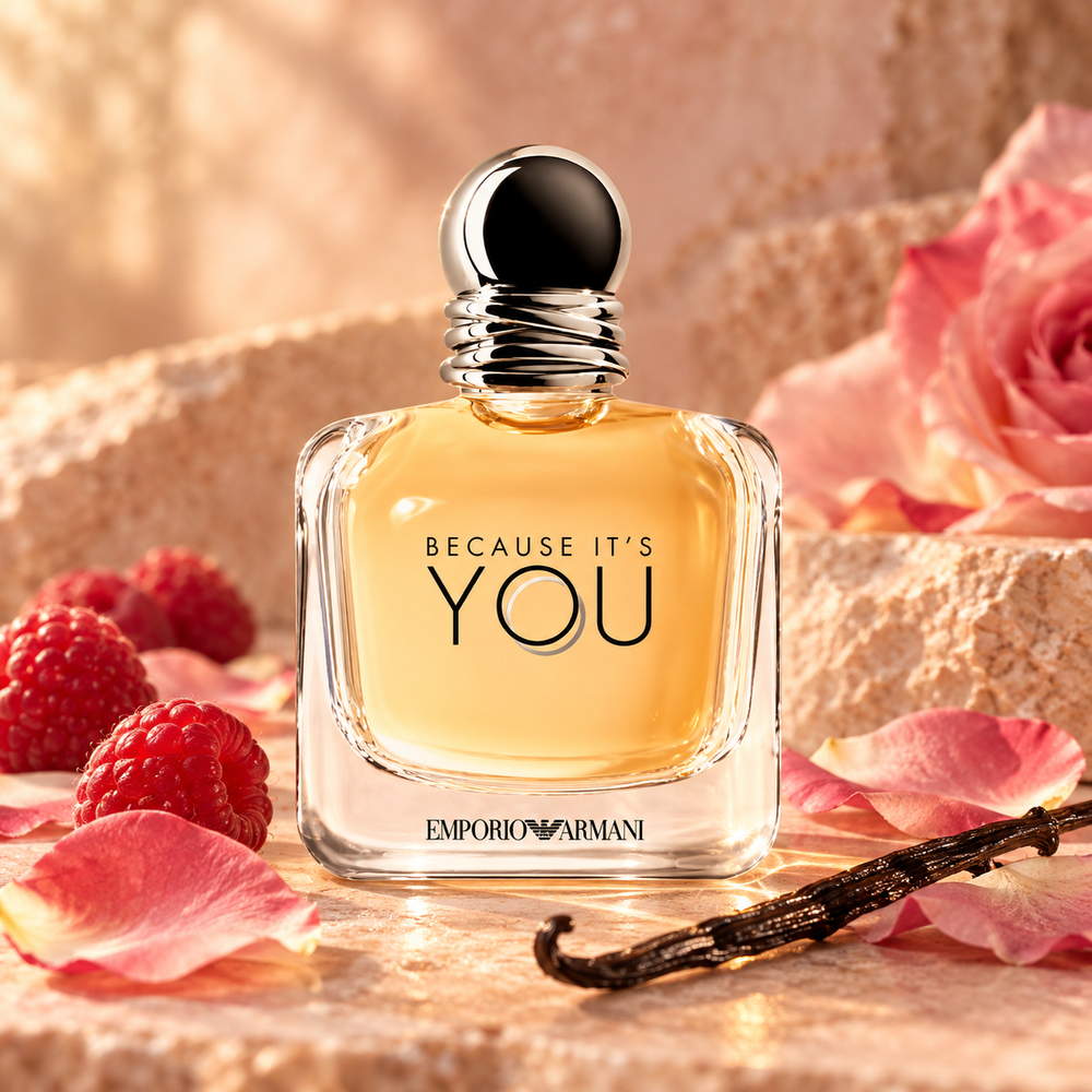 Emporio Armani Because It’s You Eau de Parfum – odlewka perfum – flakon z nutami zapachowymi