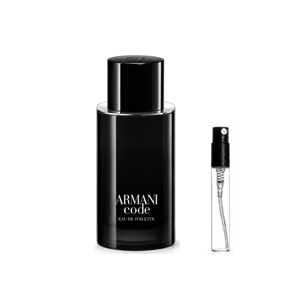 Armani Code Eau de Toilette – odlewka perfum – flakon i atomizer odlewki