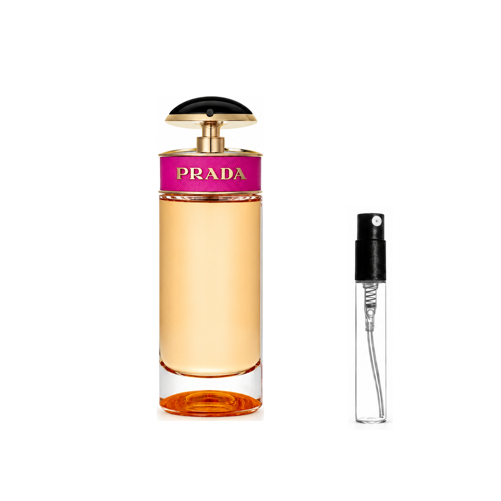 Prada Candy Eau de Parfum – odlewka perfum – flakon i identyczny atomizer wzorcowy