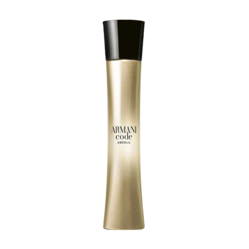 Flakon perfum Armani Code Absolu Femme z nutami neroli, imbiru, tuberozy, kwiatu pomarańczy, wanilii i fasolki tonka – zmysłowy zapach dla kobiet.
