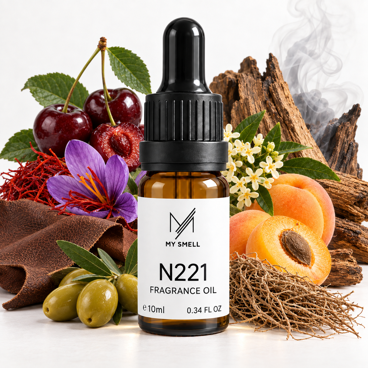 MY SMELL N221 Duftöl 10 ml – Kirsche, Leder & Rauch