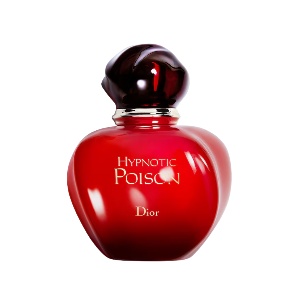 Flakon perfum Dior Hypnotic Poison z nutami kokosa, śliwki, jaśminu, wanilii, migdału i drzewa sandałowego – kultowy zapach dla kobiet.