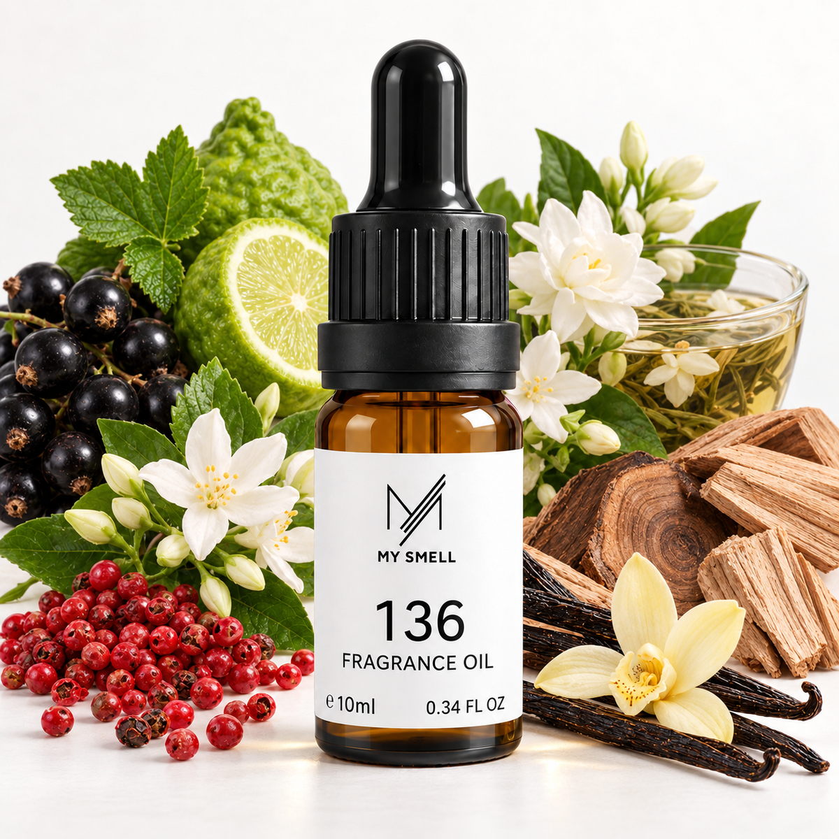 MY SMELL 136 Duftöl 10 ml – Schwarze Johannisbeere, Jasmin & Vanille