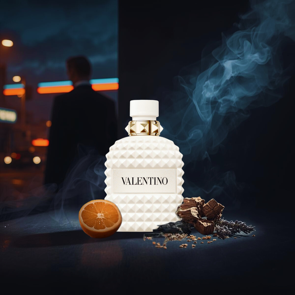 Valentino Uomo Born in Roma Ivory – drzewno-dymny szypr z bergamotką