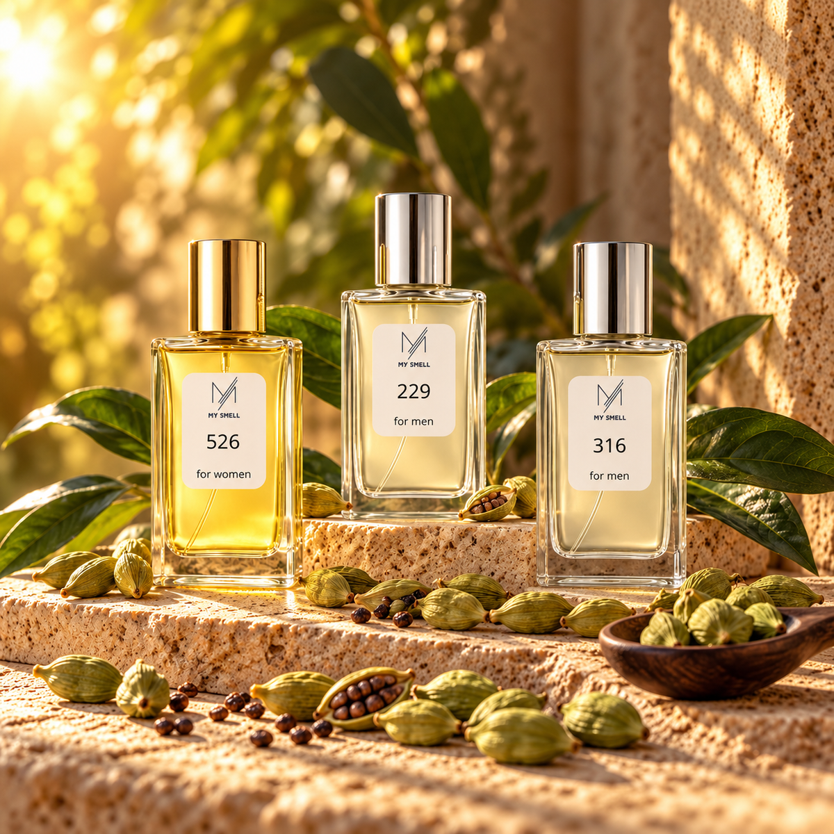 Jak pachną perfumy z nutą kardamonu? Przykłady MY SMELL