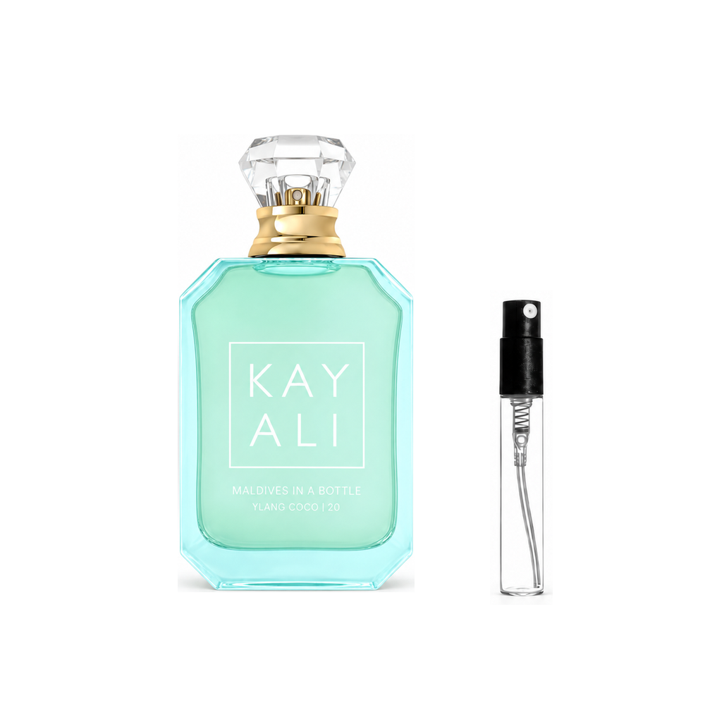 Kayali – Maldives in a Bottle Ylang Coco | 20 EDP – odlewka perfum – flakon i identyczny atomizer wzorcowy
