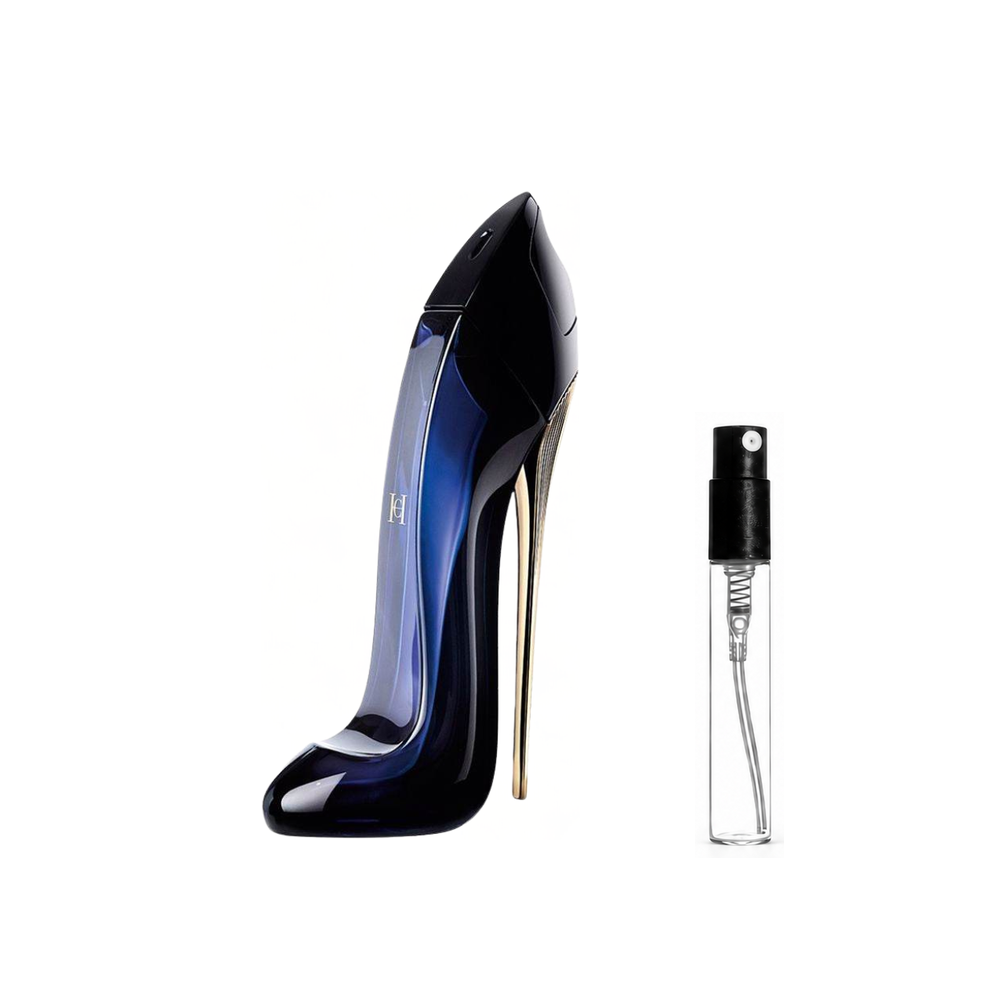 Carolina Herrera Good Girl Eau de Parfum – oryginalny flakon i identyczny atomizer wzorcowy