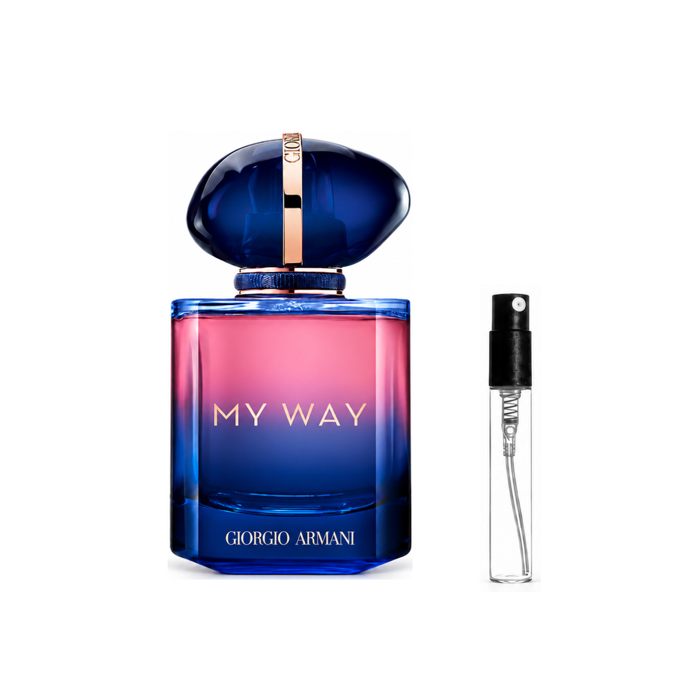 Armani My Way Le Parfum – odlewka perfum – flakon i identyczny atomizer wzorcowy