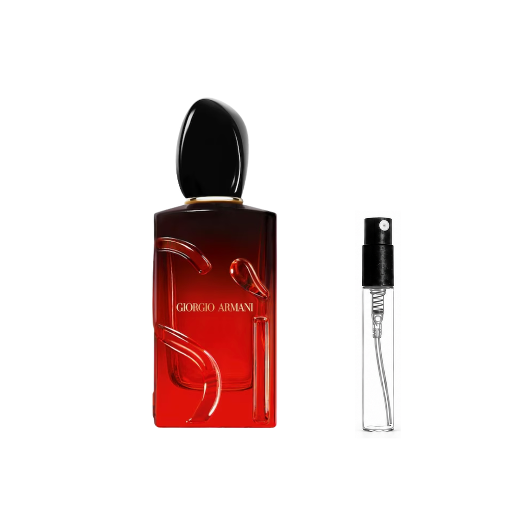 Armani Sì Passione Intense Eau de Parfum – odlewka perfum – flakon i identyczny atomizer wzorcowy