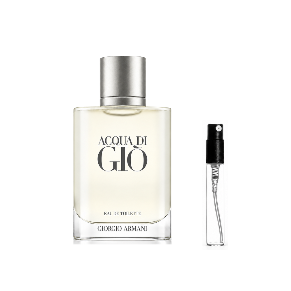 Armani Acqua di Giò Eau de Toilette – odlewka perfum – flakon i identyczny atomizer wzorcowy