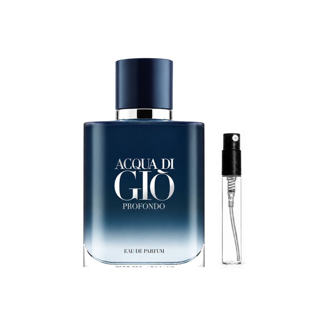 Armani Acqua di Giò Profondo Eau de Parfum – odlewka perfum – flakon i atomizer odlewki
