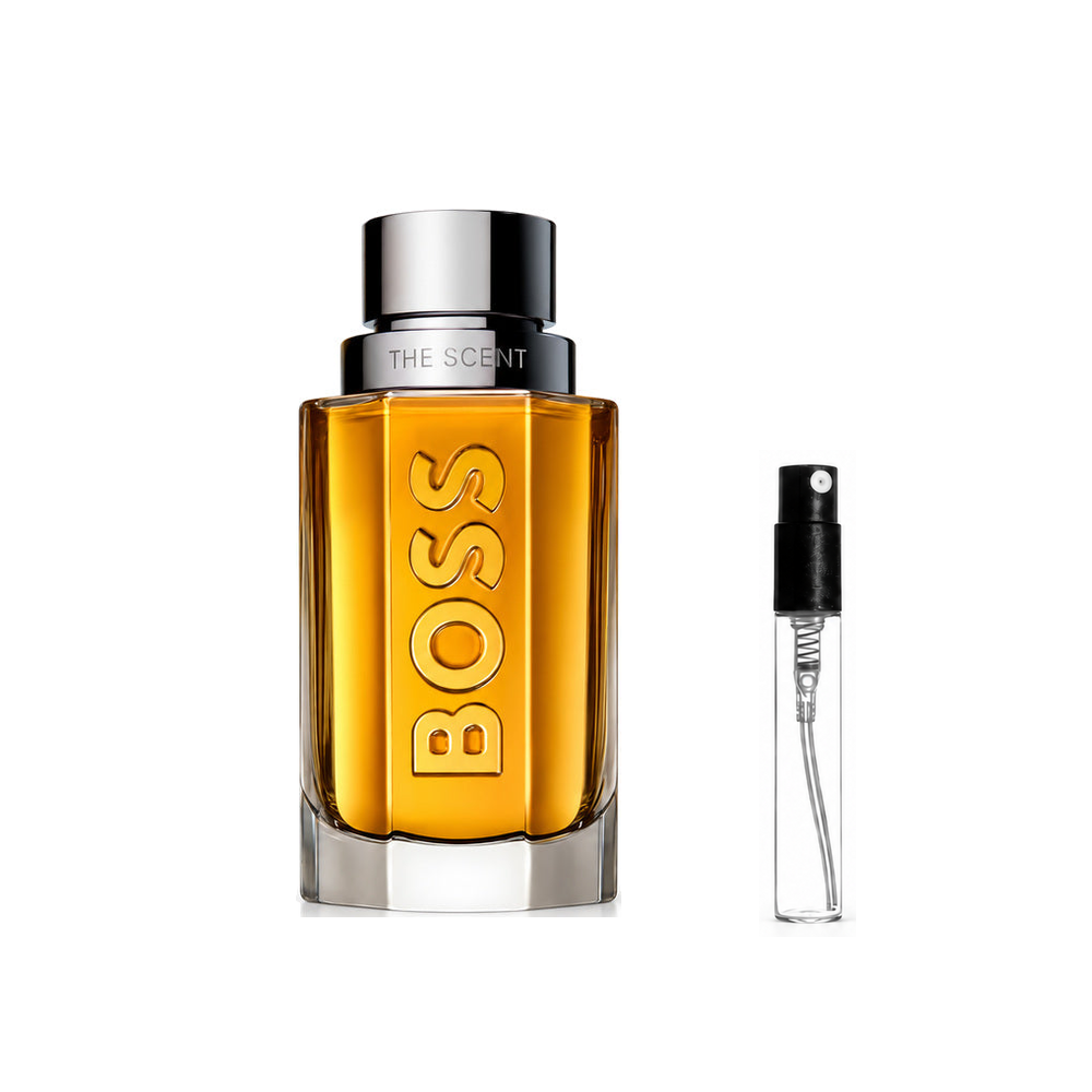 Hugo Boss BOSS The Scent Eau de Toilette – odlewka perfum – flakon i identyczny atomizer wzorcowy