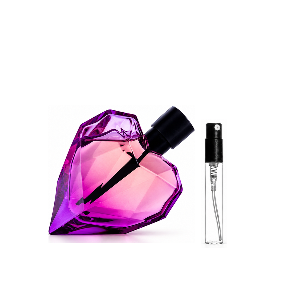 Diesel Loverdose Eau de Parfum – odlewka perfum – flakon i jedna odlewka