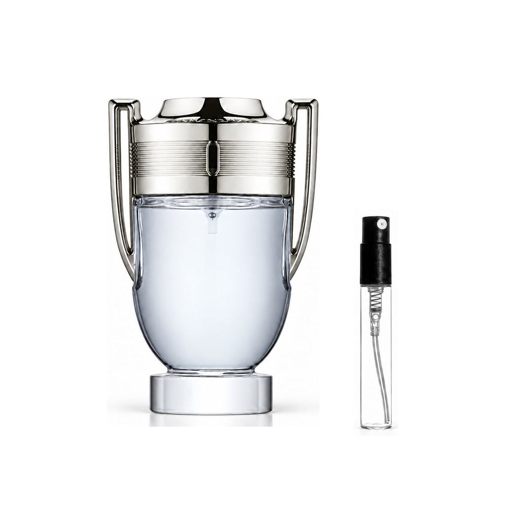 Rabanne Invictus Eau de Toilette – odlewka perfum – flakon i identyczny atomizer wzorcowy