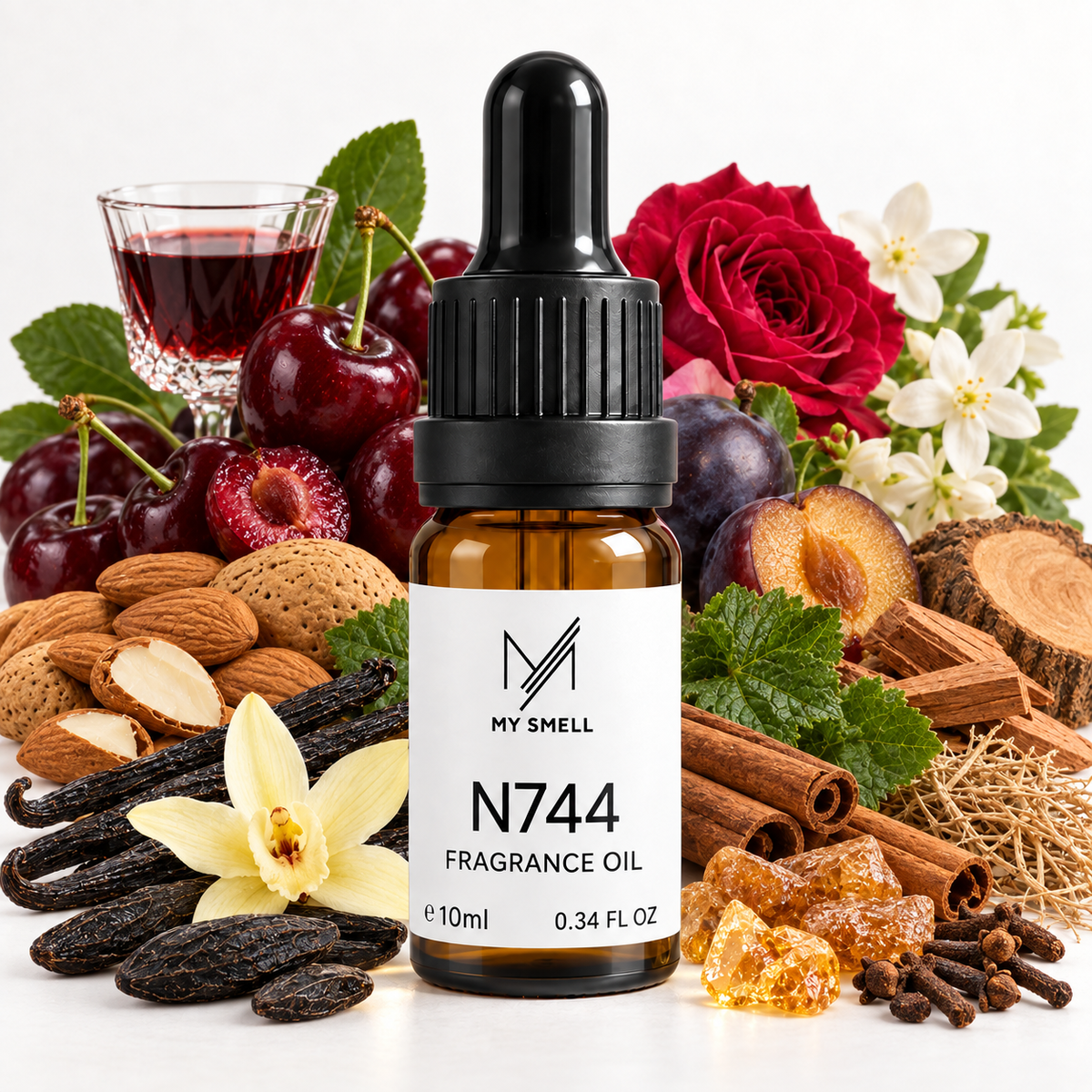 MY SMELL N744 Duftöl 10 ml – Kirsche, Mandel & Vanille
