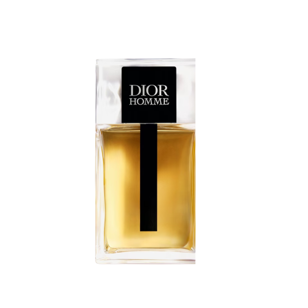 Flakon perfum Dior Homme Eau de Toilette dla mężczyzn z nutami lawendy, irysa, kakao, skóry i paczuli.
