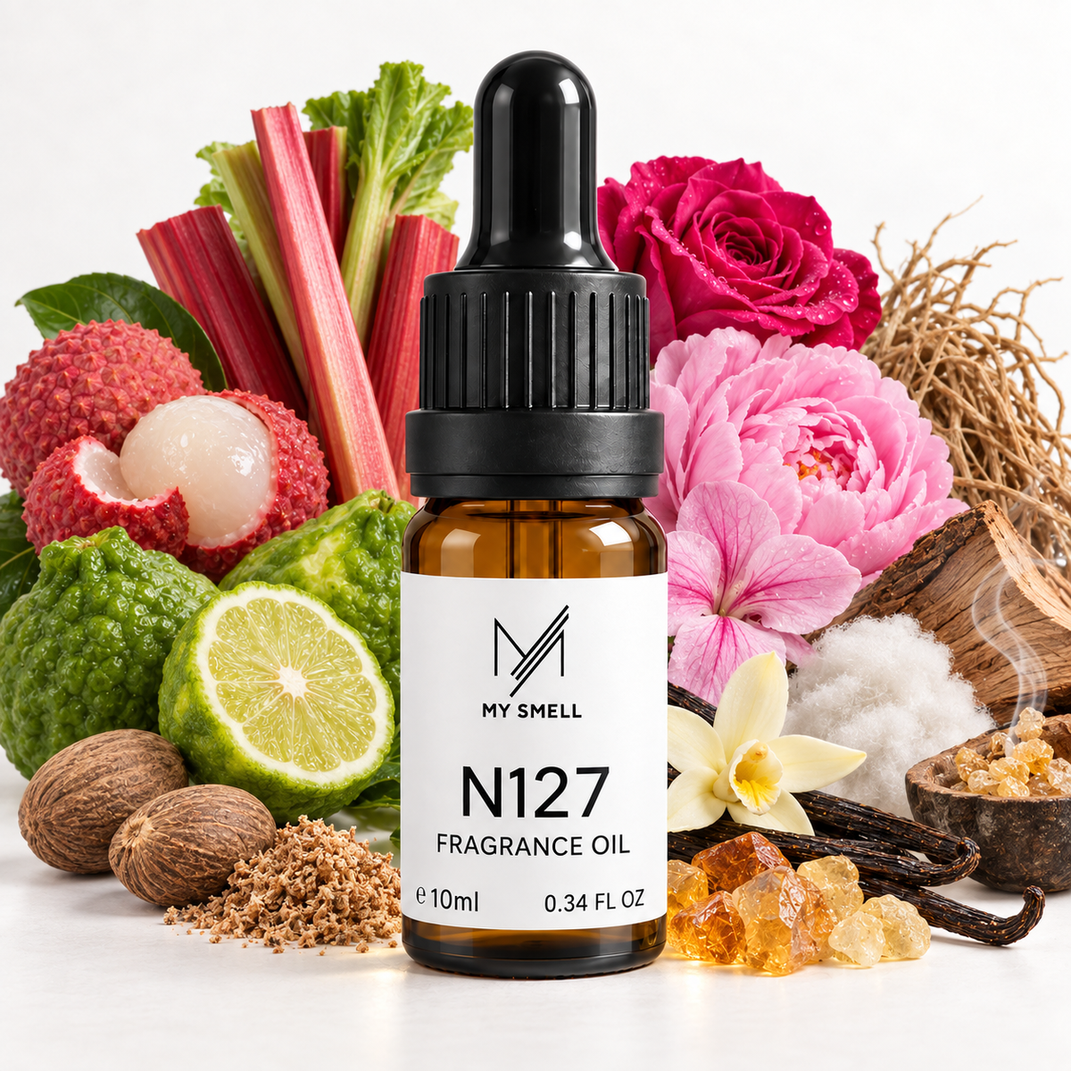 MY SMELL N127 Duftöl 10 ml – Litschi, Rose & Kaschmirholz