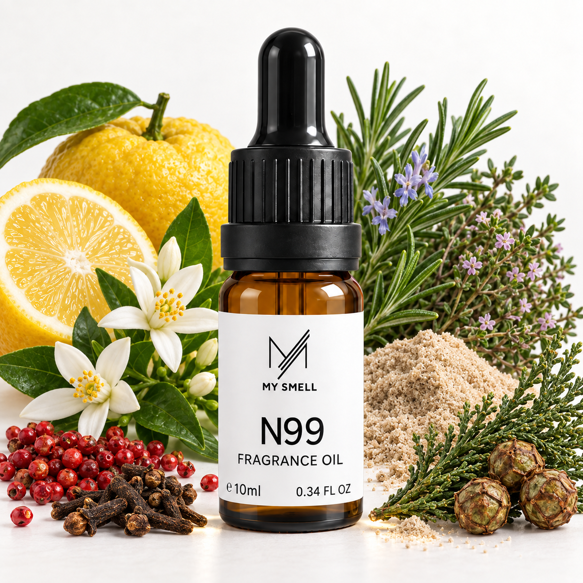 MY SMELL N99 Duftöl 10 ml – Yuzu, Kräuter & Zypresse