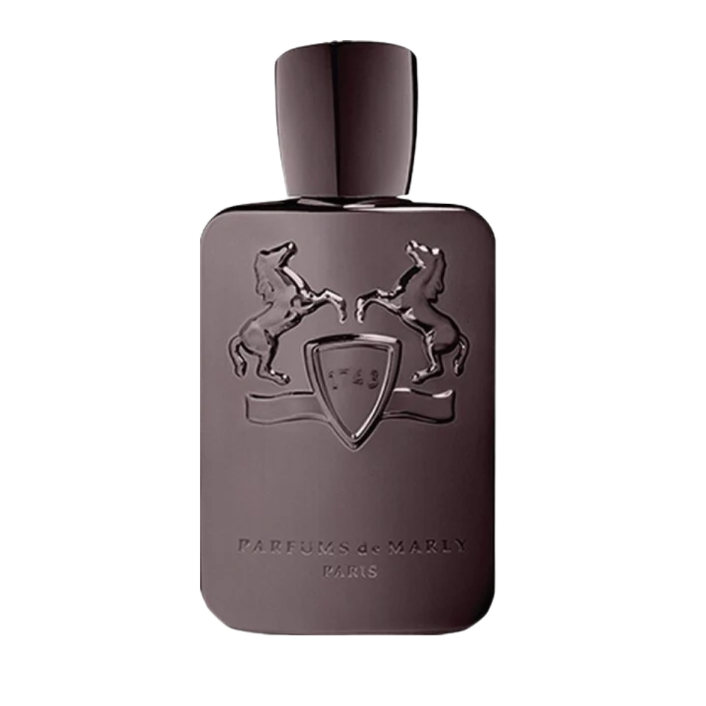 Flakon perfum Parfums de Marly Herod z nutami cynamonu, pieprzu, liścia tytoniu, kadzidła, czystka, osmantusa, wanilii, piżma i drewna cedrowego.