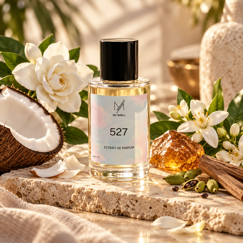 MY SMELL NR 527 Extrait de Parfum mit Kokos, weißen Blüten, Kardamom und warmen holzigen Akzenten
